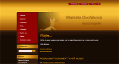 Desktop Screenshot of marketadvorakova.cz